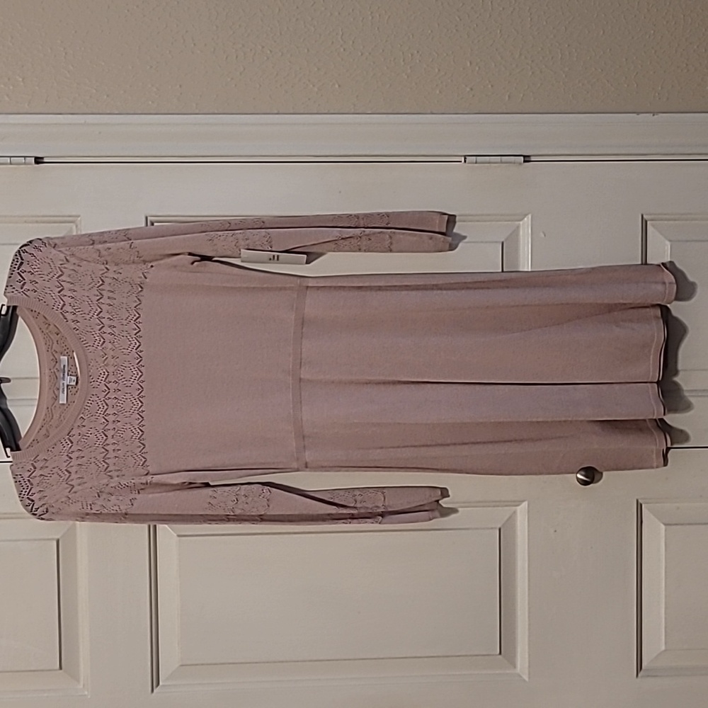 Blush lightweight sweater dress